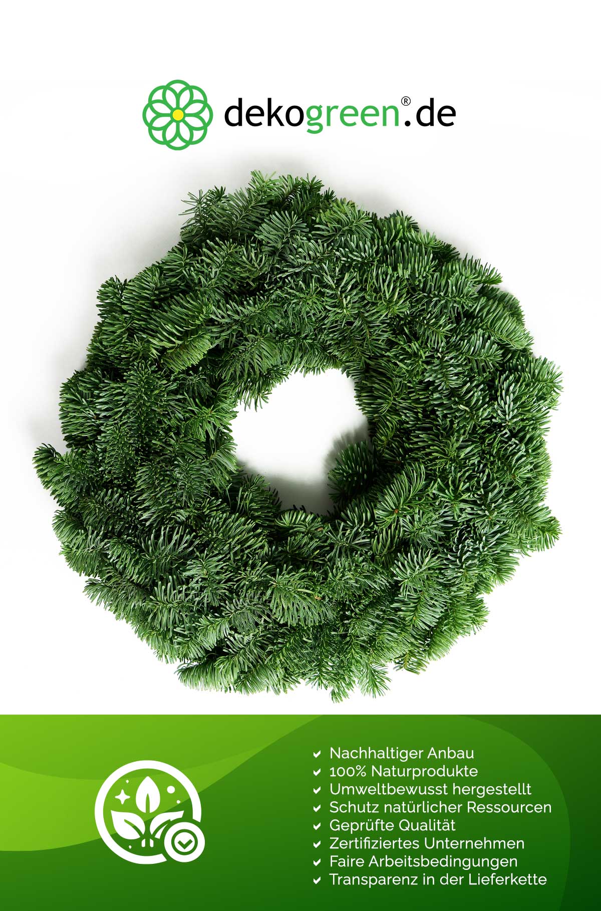 Adventskranz Nobilis – Frische Tannenkränze online kaufen bei