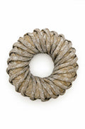 Palmblatt-Strickkranz Natur Braun – Boho Dekoration & saisonale Dekoration